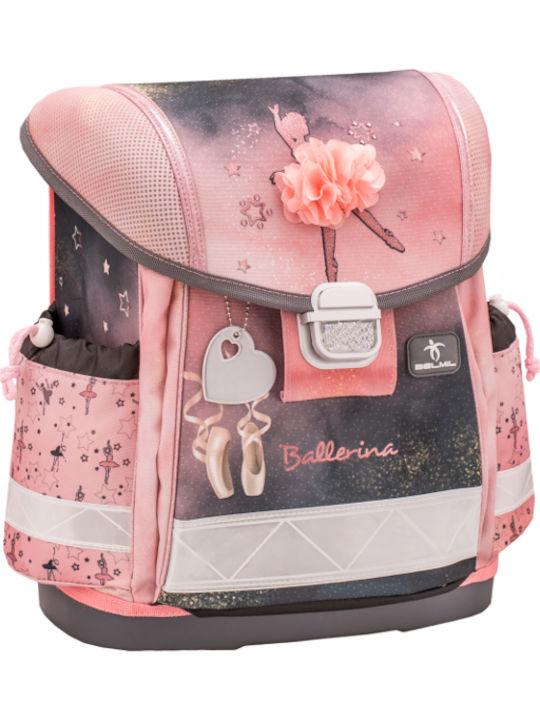 Belmil 40313 Ballerina School Bag Backpack Elementary, Elementary in Pink color 19lt