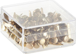 Alco No4 Brads 100pcs in Gold Color