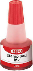 +Efo Liquid Ink for Ink Pad Stamp Red