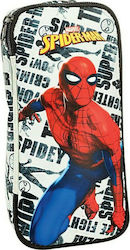Gim Spiderman Pattern Pencil Case with 2 Compar...
