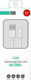 Xipin LX16 Редовна USB-A към Lightning кабел Бя...