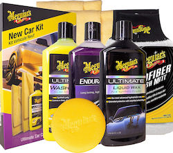 Meguiar's Shine / Waxing / Cleaning for Body with Scent New Car Brilliant Solutions New Car Kit G3201