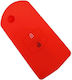 Silicone Car Key Cover Case with 2 Buttons for Mazda Orange