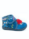 Vulladi Anatomic Kids Slipper Ankle Boot Blue Τερατάκι