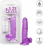 Calexotics Size Queen Dildo 15.25cm Purple