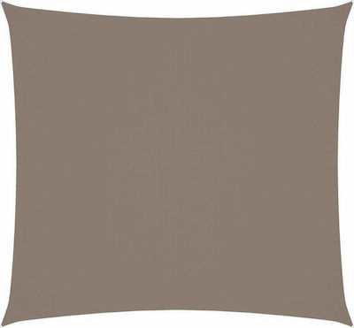 vidaXL Square Shade Sail Brown 3x3m