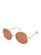 Swarovski Sonnenbrillen mit Rose Gold Rahmen und Orange Spiegel Linse SK0230 28G