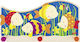 Goki Wooden Kids Wall Hanger with Hooks Fish Polychrome