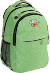Back Me Up Σχολική Τσάντα Πλάτης Δημοτικού σε Πράσινο χρώμα