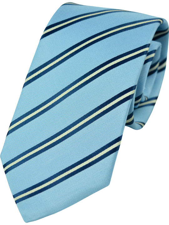 Hugo Boss Men's Tie Silk Printed In Light Blue Colour