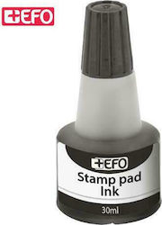 +Efo Liquid Ink for Ink Pad Ink Stamp Black Ink for Stamp Pad 30ml