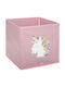 Children's Storage Box made of Fabric Unicorn Pink 29x29x29cm 1pcs