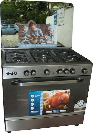 Din Gas 9905 SF Gasherd 115Es B90cm. Inox