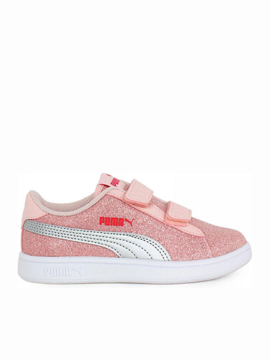 PUMA Smash v2 Glitz PS Παιδικά Sneakers με Σκρα...