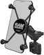 RAM Mount Mount Phone Motorcycle with Clip for Steering Wheel