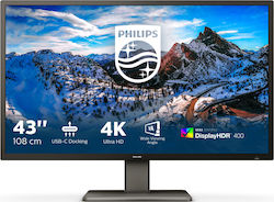 Philips 439P1 VA HDR Monitor 42.5" 4K 3840x2160 με Χρόνο Απόκρισης 4ms GTG