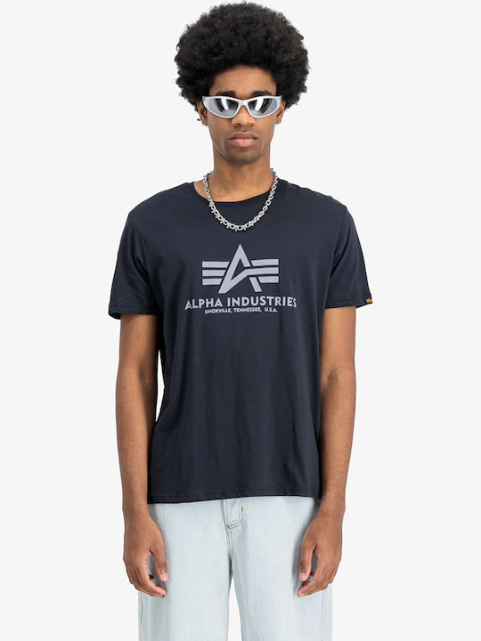 Alpha Industries T-shirt Navy Μπλε