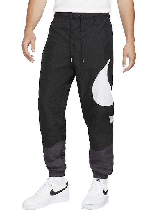 Nike Swoosh Παντελόνι Φόρμας με Λάστιχο Black / Anthracite