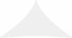 vidaXL Triangle Shade Sail White With Hoop & with PU Coating 2.5x2.5x3.5m made of Oxford fabric
