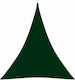 vidaXL Triangle Shade Sail Green with Hoop and ...