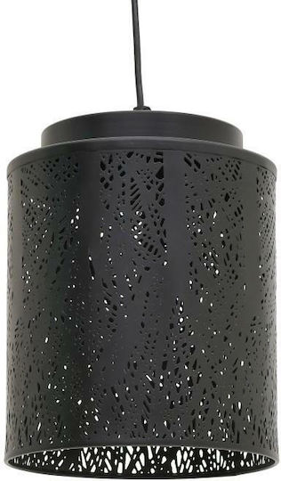 Inart Lustră Negru cu Dulie E27 25.5cm.