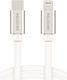 Swissten Geflochten USB-C zu Lightning Kabel Silber 1.2m (71525203)