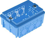 Aca Încorporabil Cutie Electrică Ramificare 3 Element 111x73x51mm -> 3 Element 111x73x51mm în Culoare Albastru GR10003