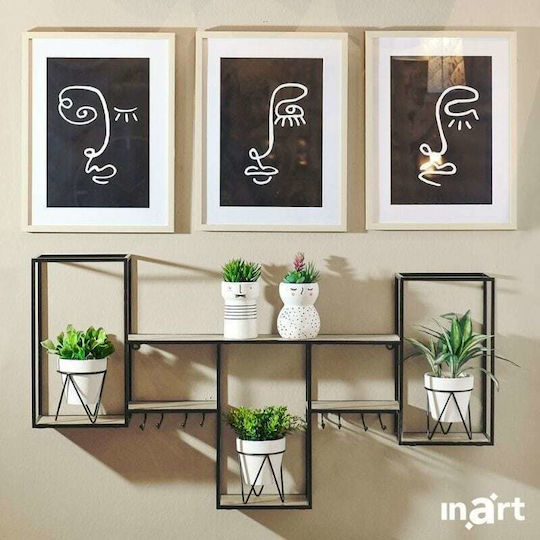Inart Φιγούρες σε Καμβά 30x40 cm Inart Φιγούρες σε Καμβά 30x40 cm