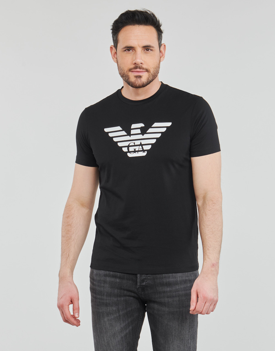 Tシャツ・カットソー EMPORIO ARMANI Men T-shirt Blue 8N1TF51JUVZ 0920 Emporio Armani T-shirt Μαύρο 8N1TN51JPZZ-0022 | Skroutz Cyprus