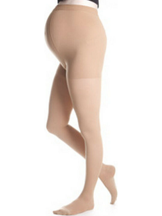 Maxis Micro Maternity Tights Class 1 18-21 mmHg Short Beige Maternity Tights
