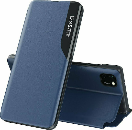 Hurtel Eco Leather View Book Δερματίνης Μπλε (Huawei Y5p)
