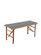 Bench Outdoor Bamboo with Pillows 118x38x45cm