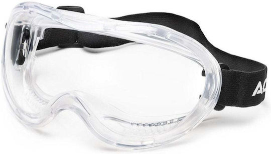 Active Gear Safety Glasses / Work Mask for Protection with Transparent Lenses 1pcs