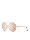 Web WE0286 28C Sonnenbrillen mit Silber Rahmen und Braun Linse WE0286 28C