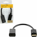 NSP N12 Convertor DisplayPort masculin în HDMI feminin