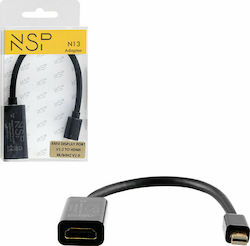 NSP N12 mini DisplayPort male σε HDMI female