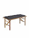 Bench Outdoor Bamboo with Pillows 118x38x45cm