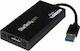 StarTech Конвертор USB-A мъжки към DisplayPort женски Черен 1бр USB32DP4K