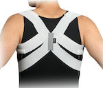 E-Life Bracing Clavicle Brace Back Splint White