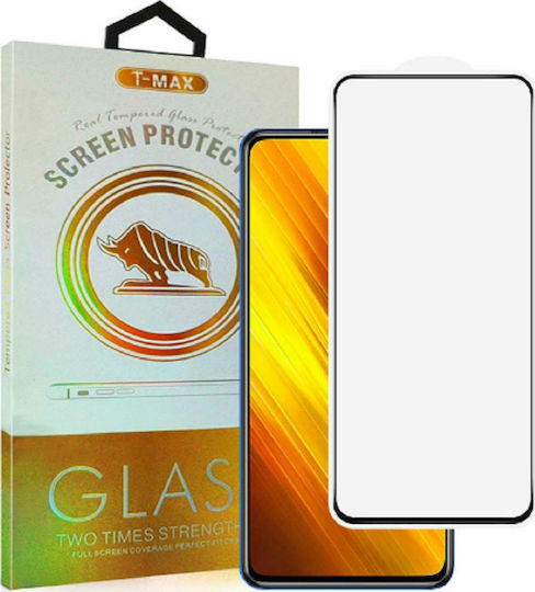 T-Max Vollkleber Vollflächig gehärtetes Glas (Poco X3 NFC / X3 Pro)