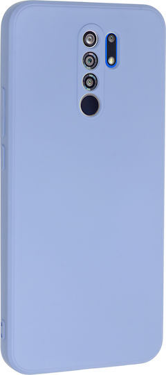 Bodycell Square Liquid Back Cover Silicon Albastru deschis (Redmi 9)