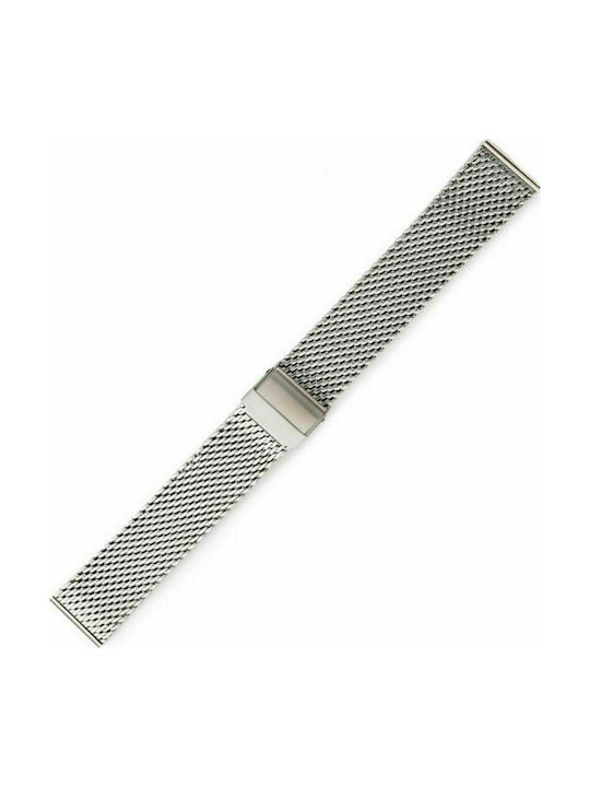 Metal Bracelet Silver 18mm