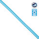 GloboStar Fabric Cable 2x0.75mm² in Light Blue ...