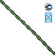 GloboStar Fabric Cable 2x0.75mm² in Green Color...