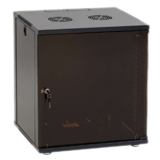 Επιδαπέδια Καμπίνα Rack 9U 54x45x45cm Μαύρο CRL-54-45-09