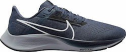 Nike Air Zoom Pegasus 38 Ανδρικά Αθλητικά Παπούτσια Running Thunder Blue / Black / Dark Obsidian / Wolf Grey