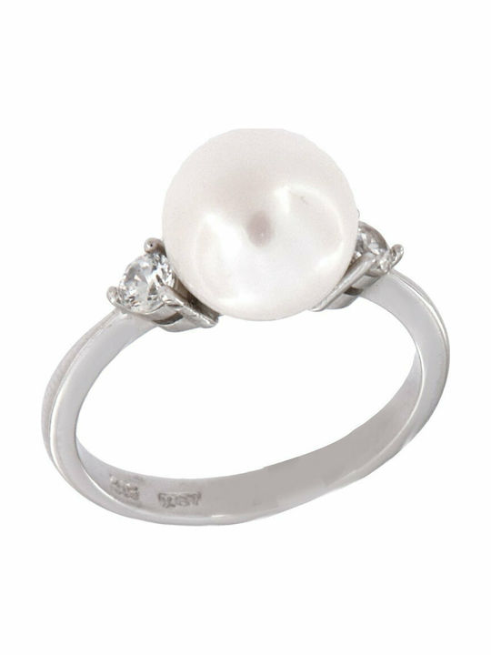 Fa Cad'oro Damenring Weißgold 14K