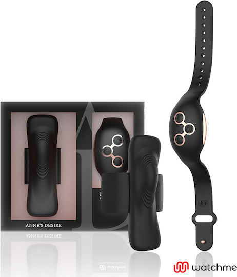 Dream Love Anne's Desire Panty Pleasure Wirless Technology Watch Me Vibrator for Couples with Remote Control 9.6cm Black/Gold