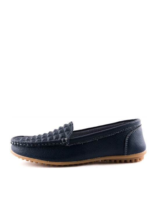 Scandi 52-0045 Women's Moccasins in Navy Blue Color