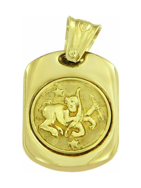 Mertzios.gr Charm Zodiac Sign from Gold 14K